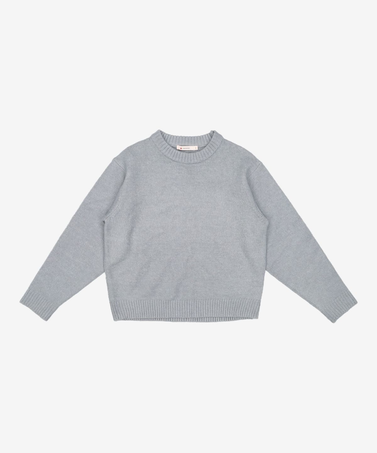 꼬모니노즈(COMONINOZ) 베이직 크루넥 니트 BASIC CREW NECK KNIT S