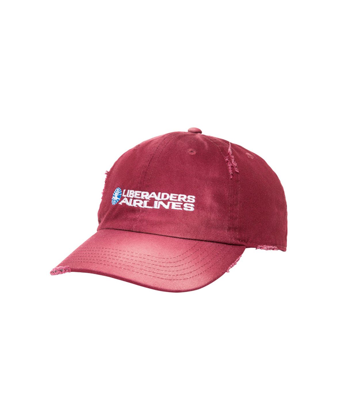 찬스클로딩(CHANCE CLOTHING) FADED AIRLINE CAP - BURGUNDY
