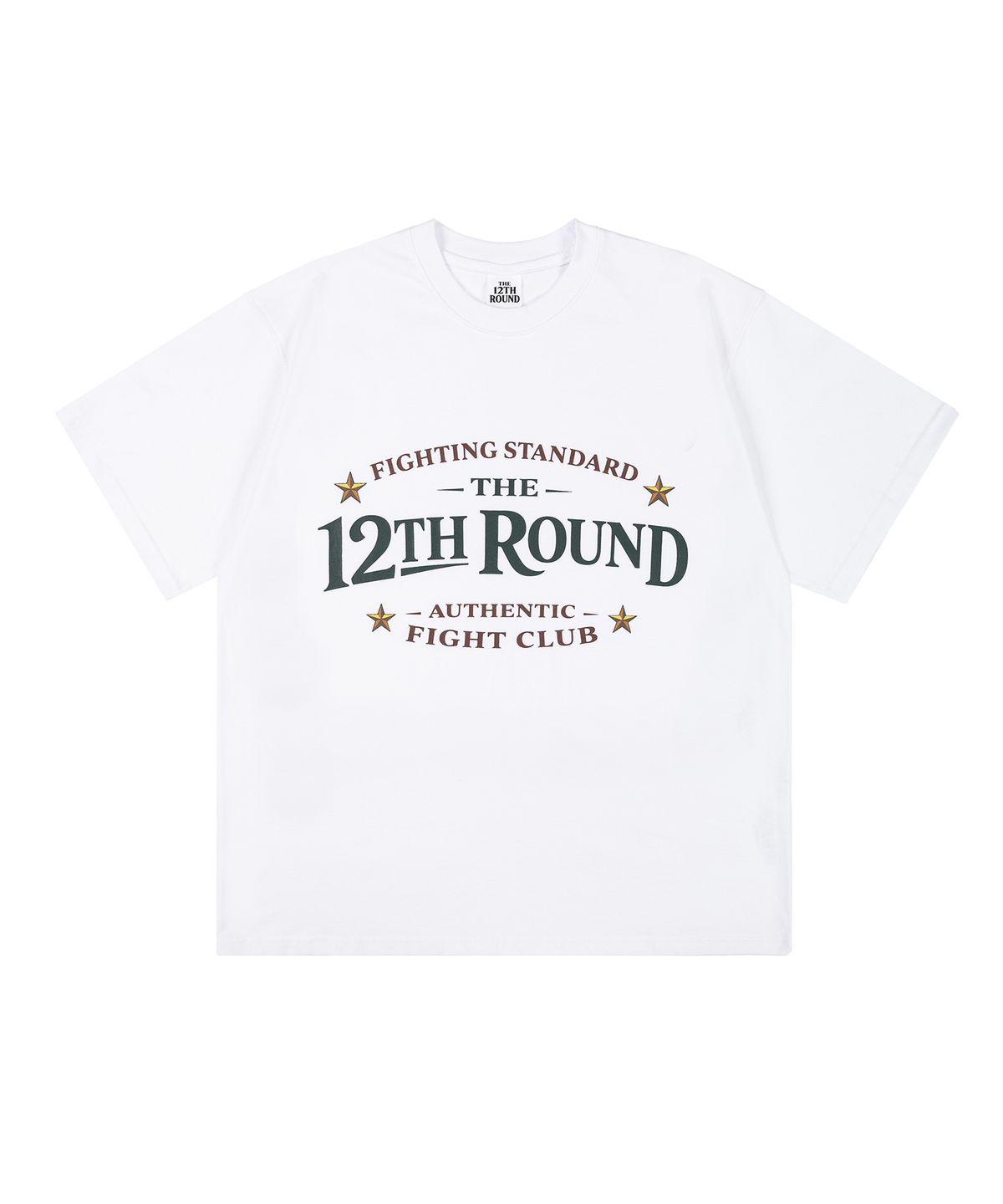 더트웰브라운드(THE 12TH ROUND) THE 12TH ROUND Vintage Logo Oversized T-Shirt