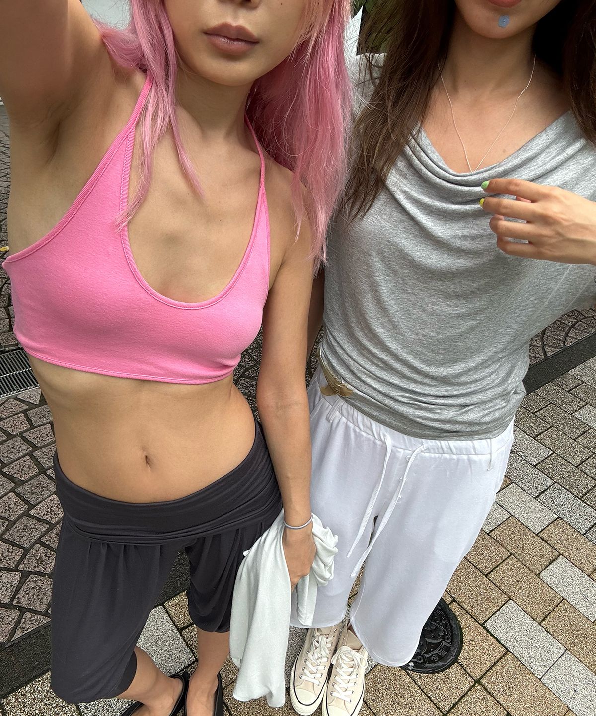 아수라(ASURA) HALTER SHORT TOP (PINK)