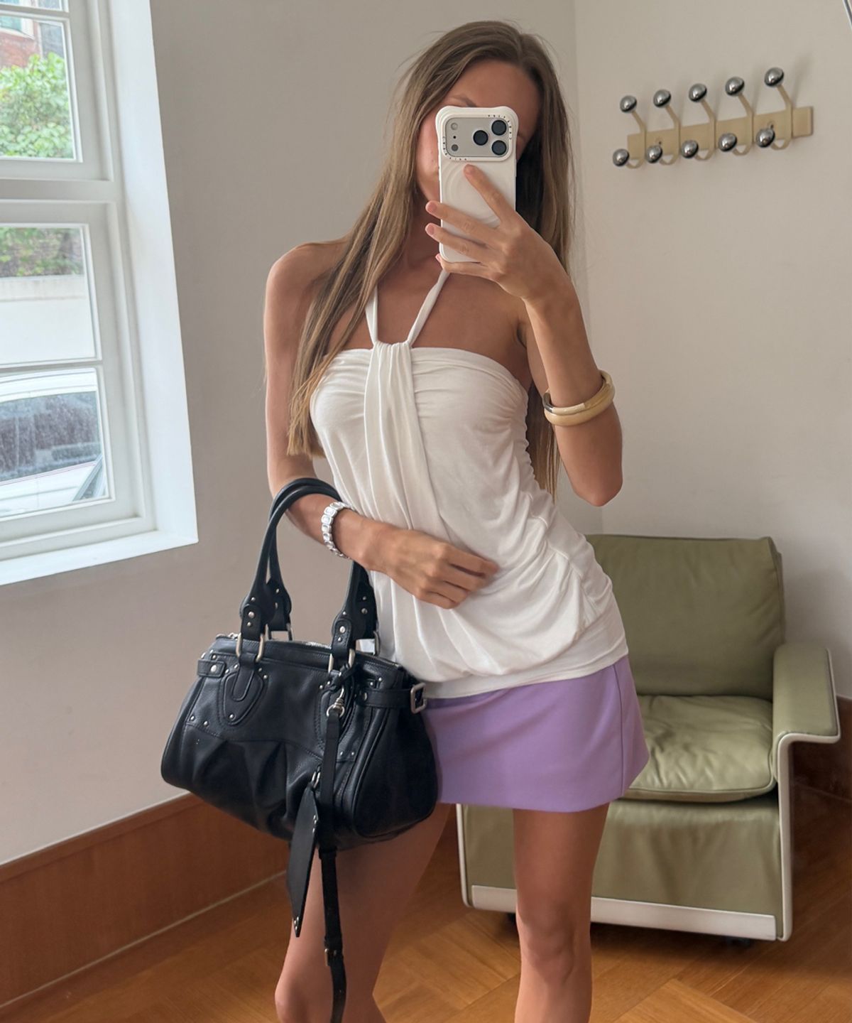 아수라(ASURA) MINI SKIRT PANTS (VIOLET)