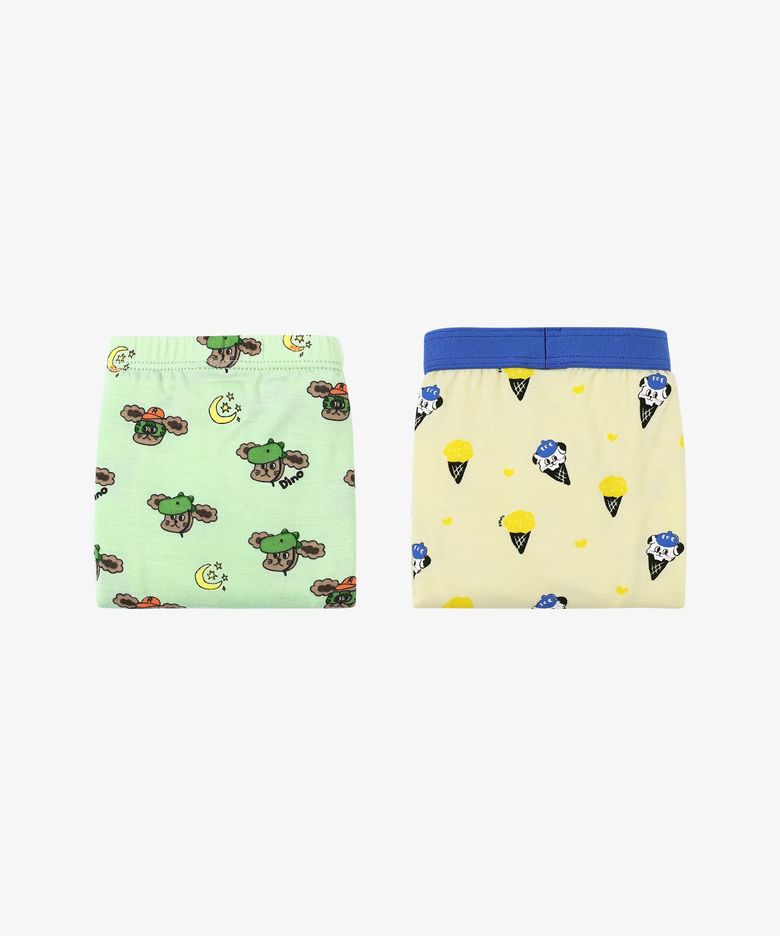 모달 사각팬티세트 포인트(남아) 2PACK 혼합