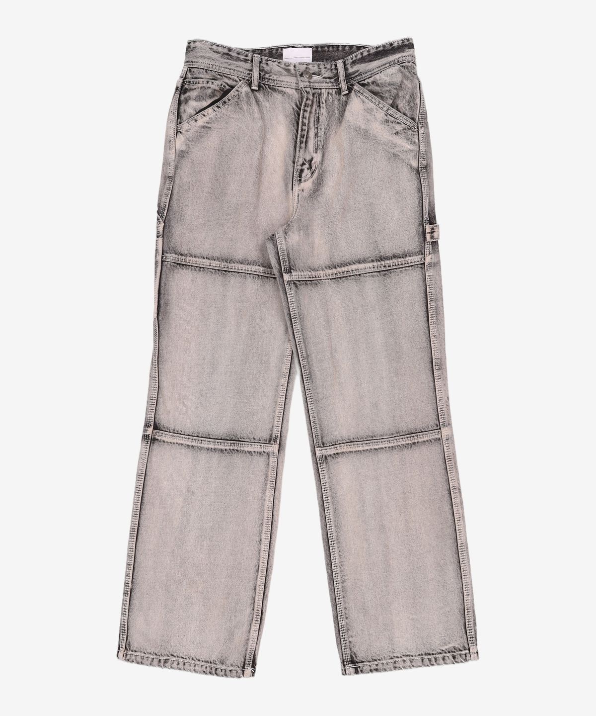 메종미네드(MAISON MINED) WHITE SPREAD CARPENTER DENIM-WHITE 48