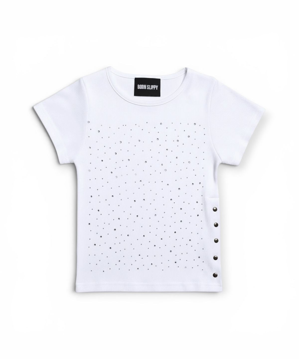 본슬리피(BORN SLIPPY) Galaxy Stud Snap Top (Ivory)
