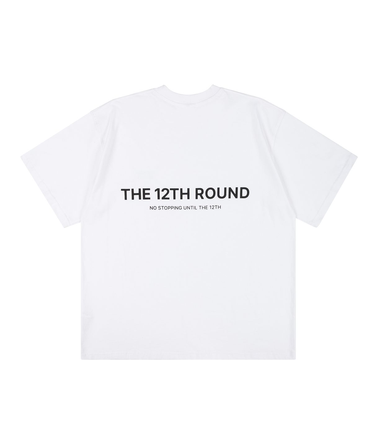 더트웰브라운드(THE 12TH ROUND) THE 12TH ROUND Essential Oversized T-Shirt White