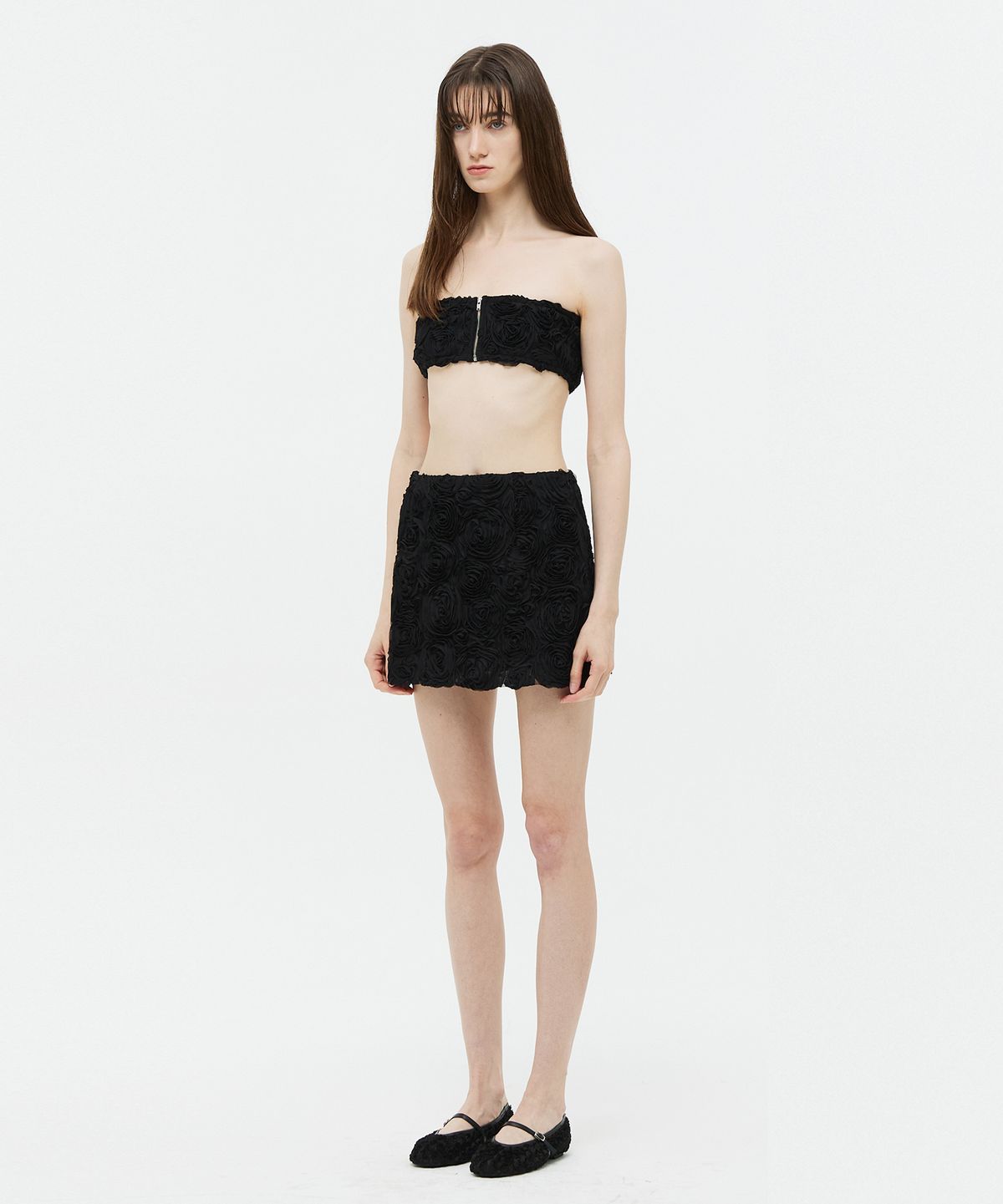 베데르미(VEDERMI) rose corsage tube top