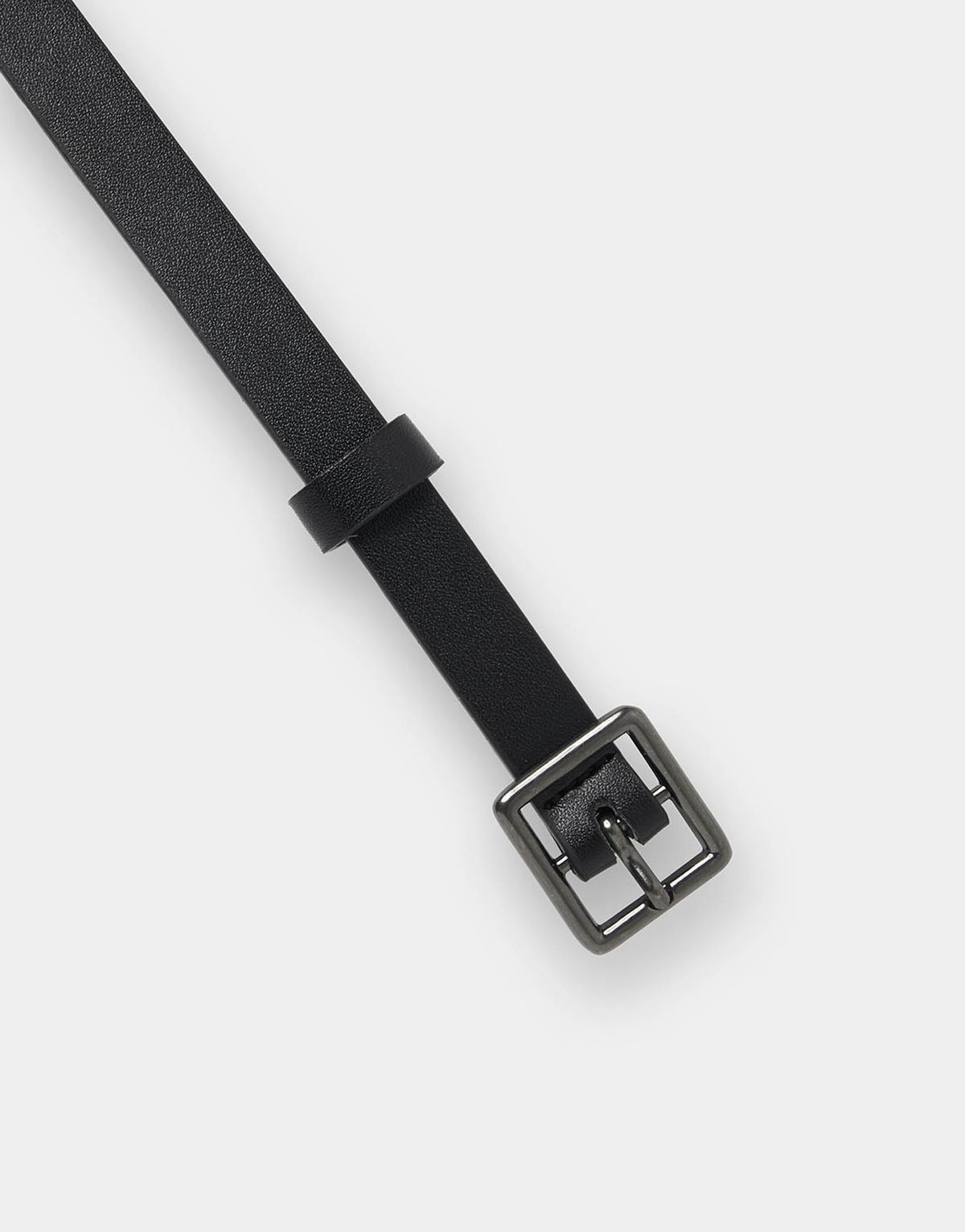 지오다노(GIORDANO) 11mm 합성 가죽 슬림 벨트 436502 [1color]