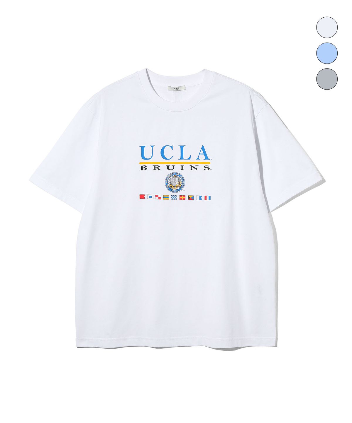 유씨엘에이(UCLA) 남녀공용 UCLA 멀티 플래그 티셔츠(UC3ST20)