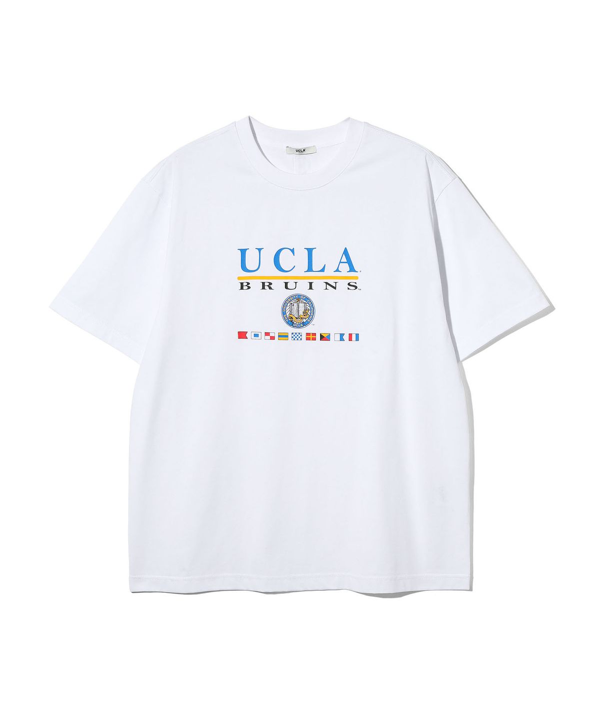 유씨엘에이(UCLA) 남녀공용 UCLA 멀티 플래그 티셔츠[WHITE](UC3ST20)