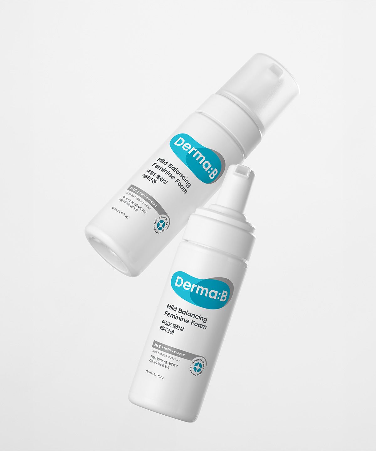 더마비(DERMAB) 마일드 밸런싱 페미닌 폼 150ML X 2개