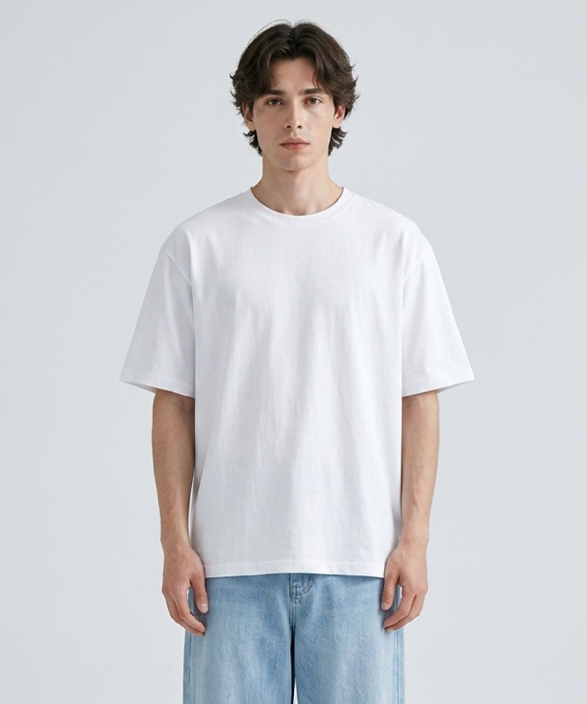 포더핏(FOR THE FIT) 에어로쿨 절개 오버핏 반팔 티셔츠_5color