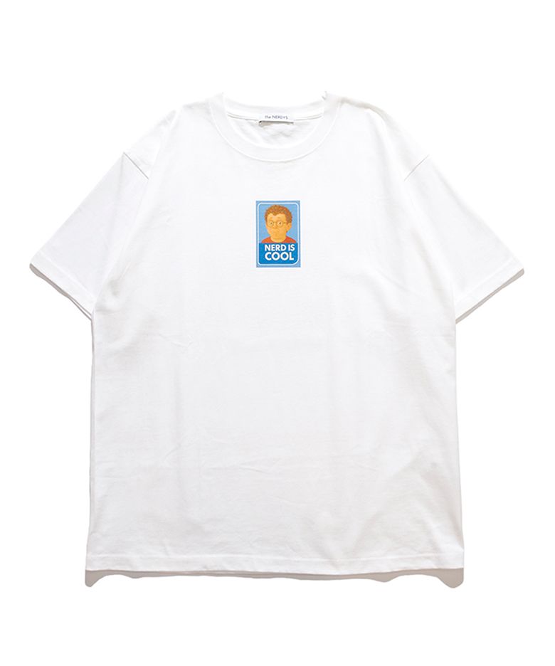 너드 이즈 쿨 반소매 티셔츠 - 화이트 / NSTSCS02WHITE