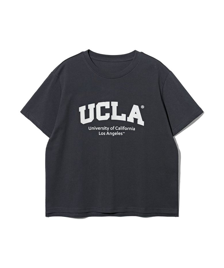 남녀공용 UCLA 클래식 로고 반팔 티셔츠[BLACK](UC5ST01)