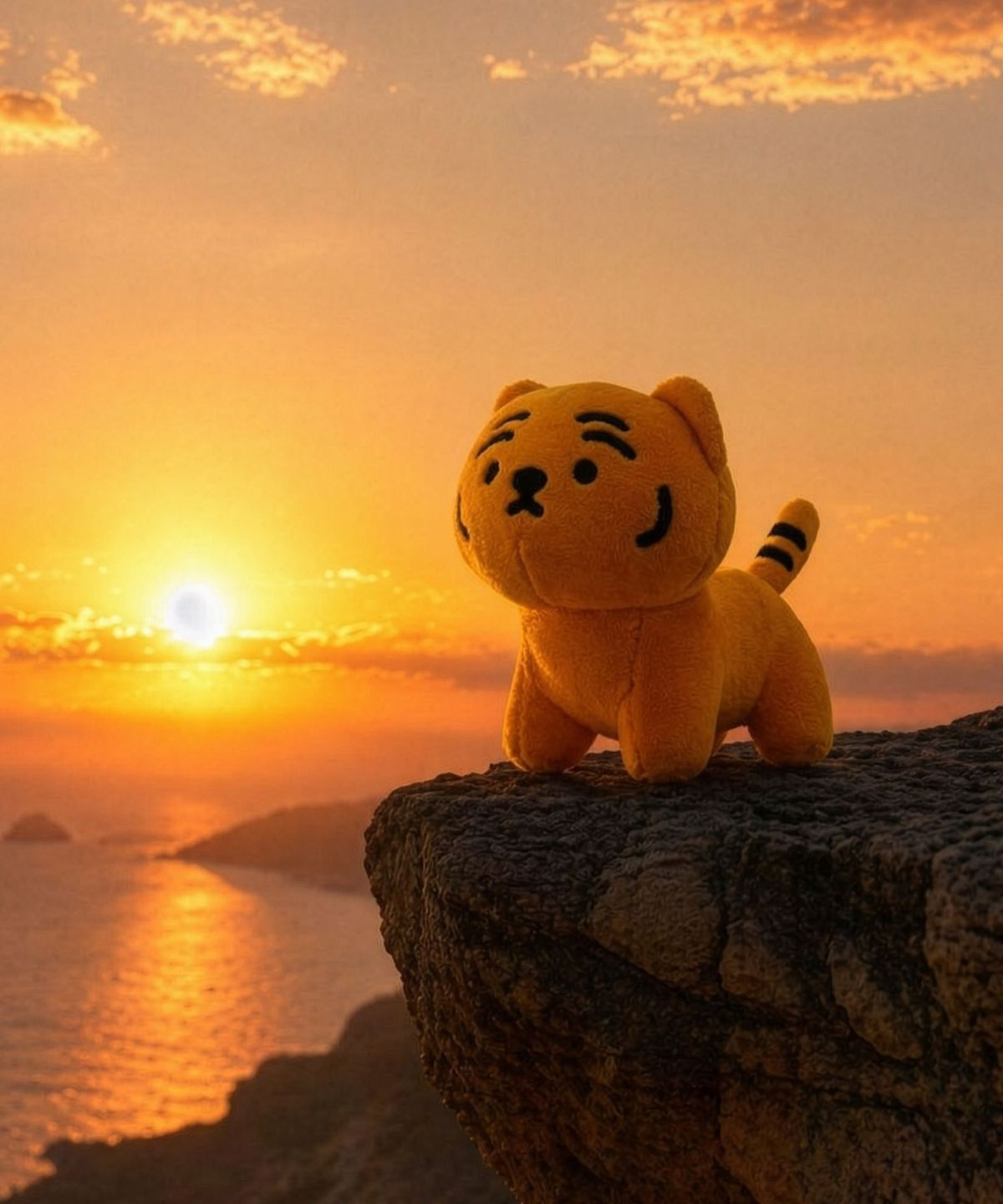 무직타이거(MUZIKTIGER) 위풍당당 뚱랑이 인형 키링