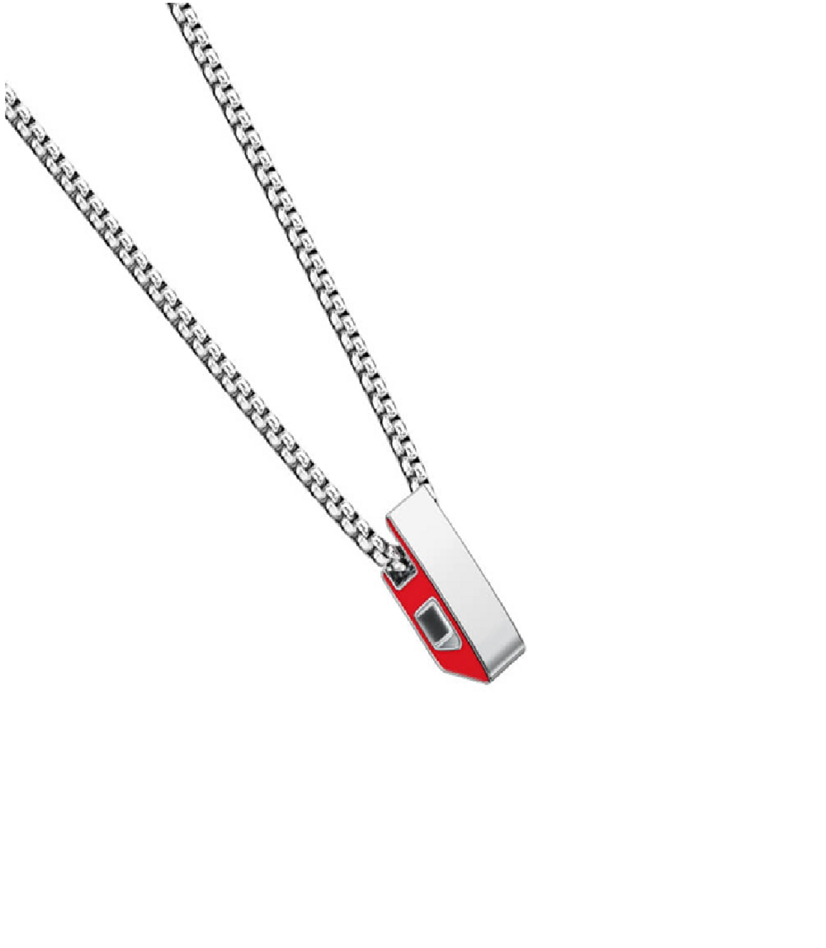 디젤 악세사리(DIESEL ACCESSORY) DX1689040 D 로고 펜던트 목걸이