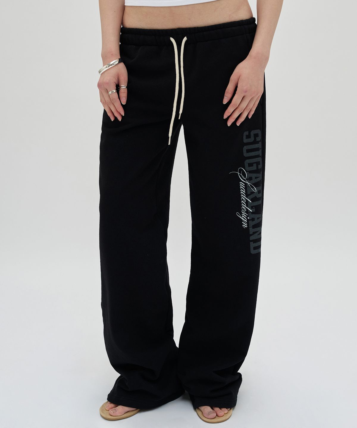 스웨이드(SUADE) SUGARLAND SWEAT PANTS [BLACK]