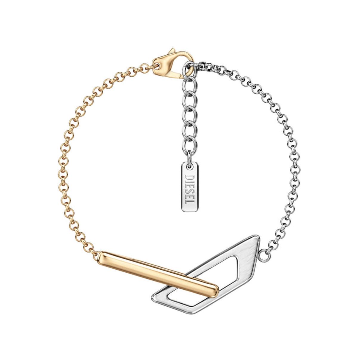 디젤 악세사리(DIESEL ACCESSORY) DX1686931 D 로고 체인 팔찌