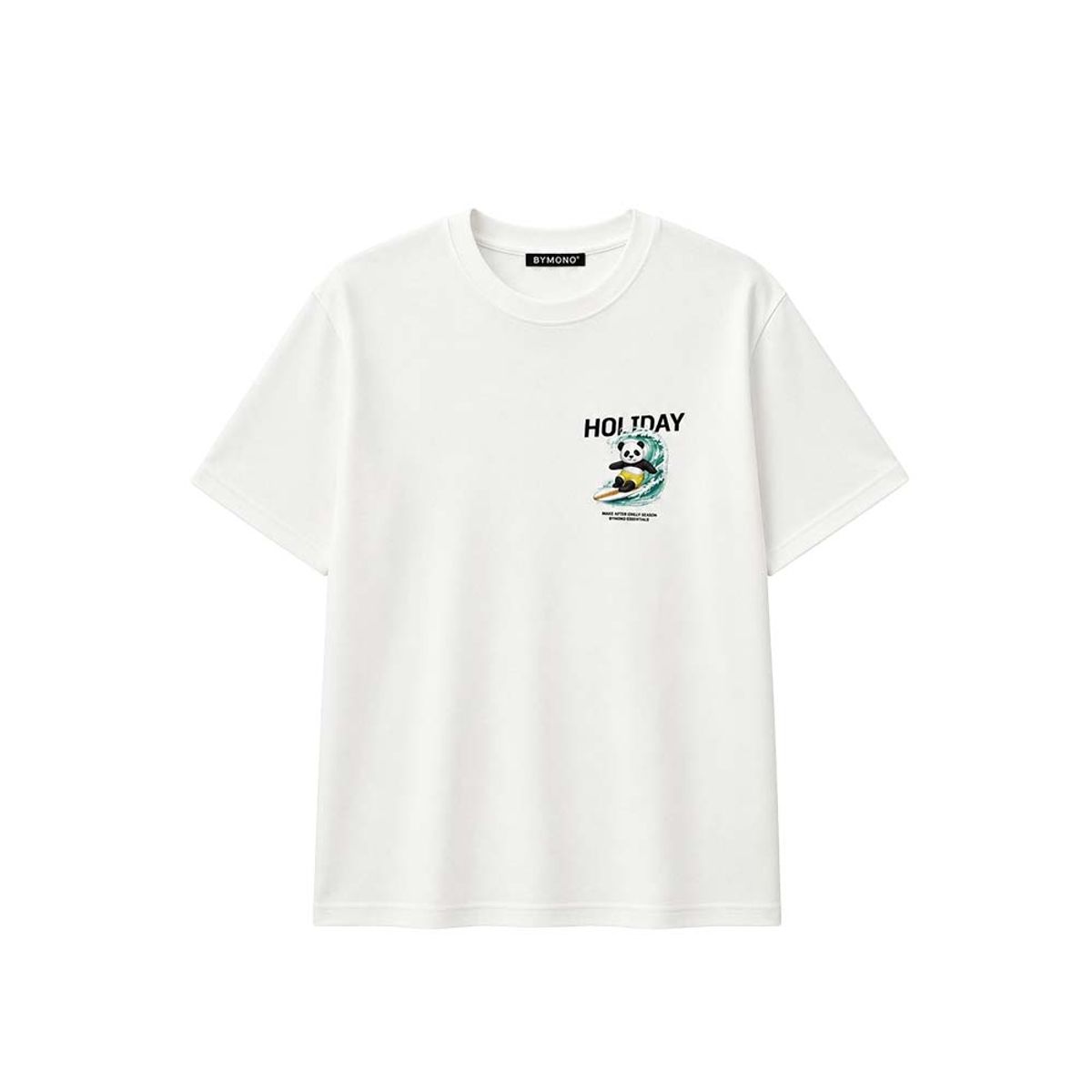 바이모노(BYMONO) [빅사이즈 M-8XL] 모노베어 곰세마리 서퍼비치 오버핏 반팔티