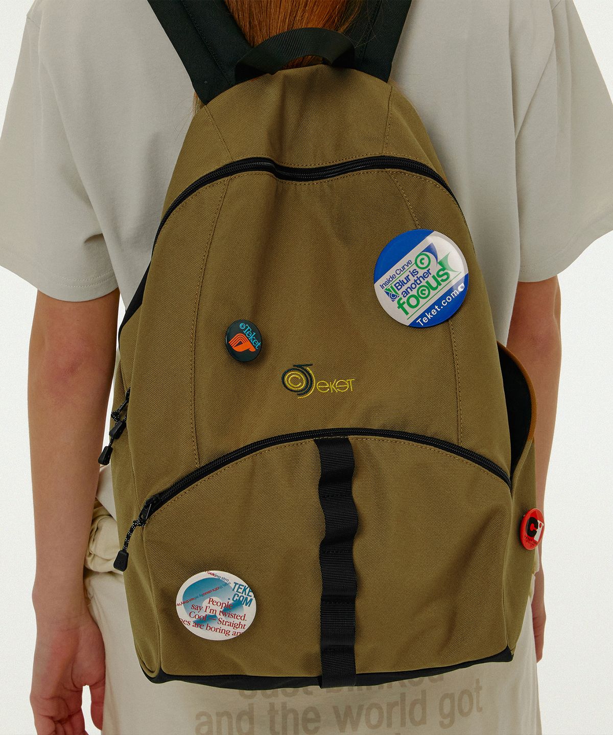 테켓(TEKET) CT Curve Backpack Brown