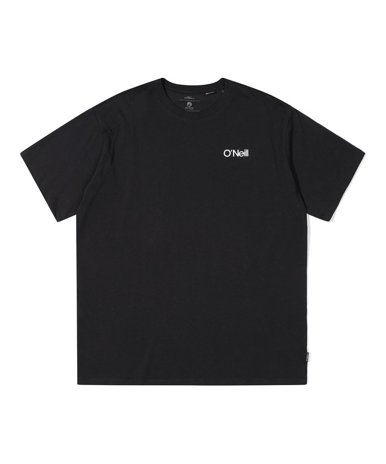 남성 ONEILL POLYGIENE 코튼 그래픽 반팔 티셔츠 OMTR6I161-199