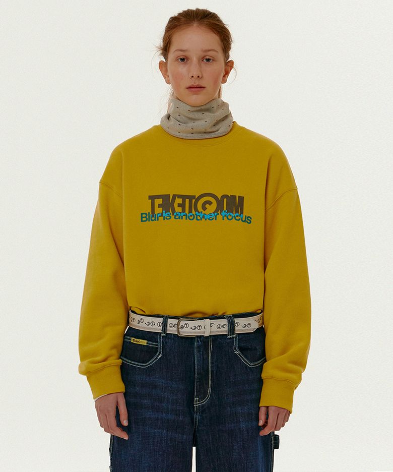 Overlapping Sweatshirt Yellow
