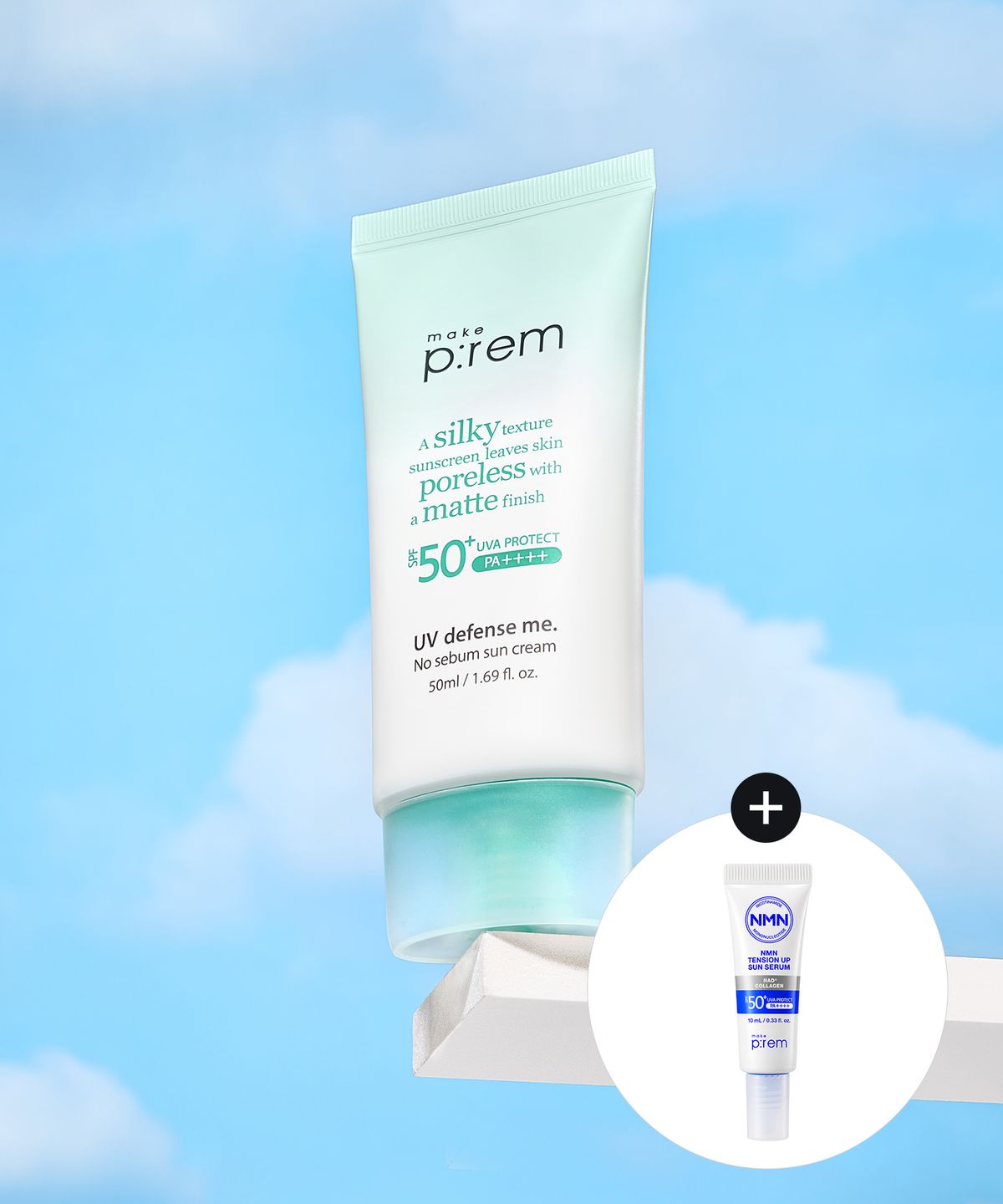 메이크프렘(MAKEPREM) 유브이 디펜스 노세범 선크림 50ml
