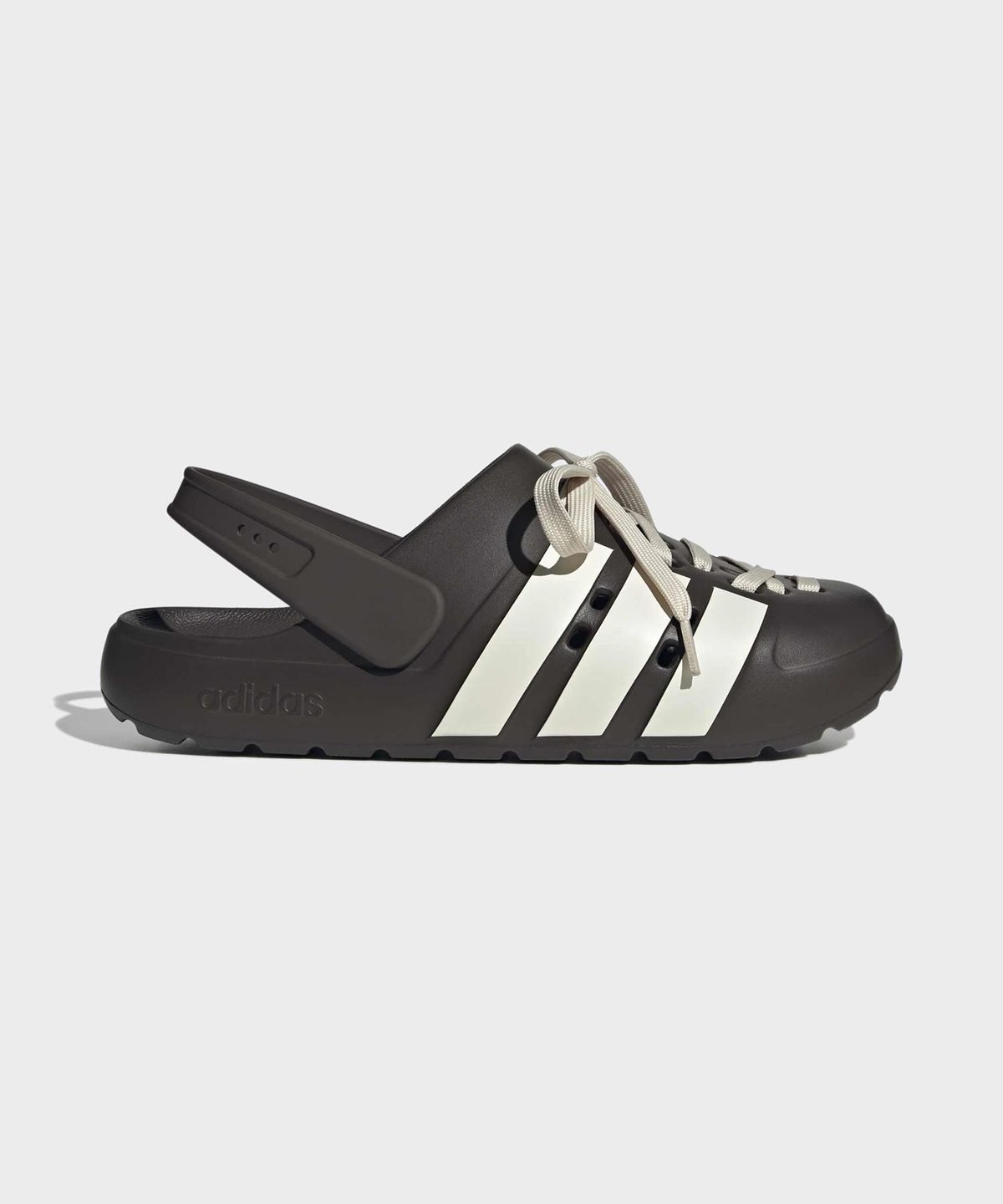 아디다스(ADIDAS) 아딜렛 클로그 2.0 - 다크브라운 / KJ9911