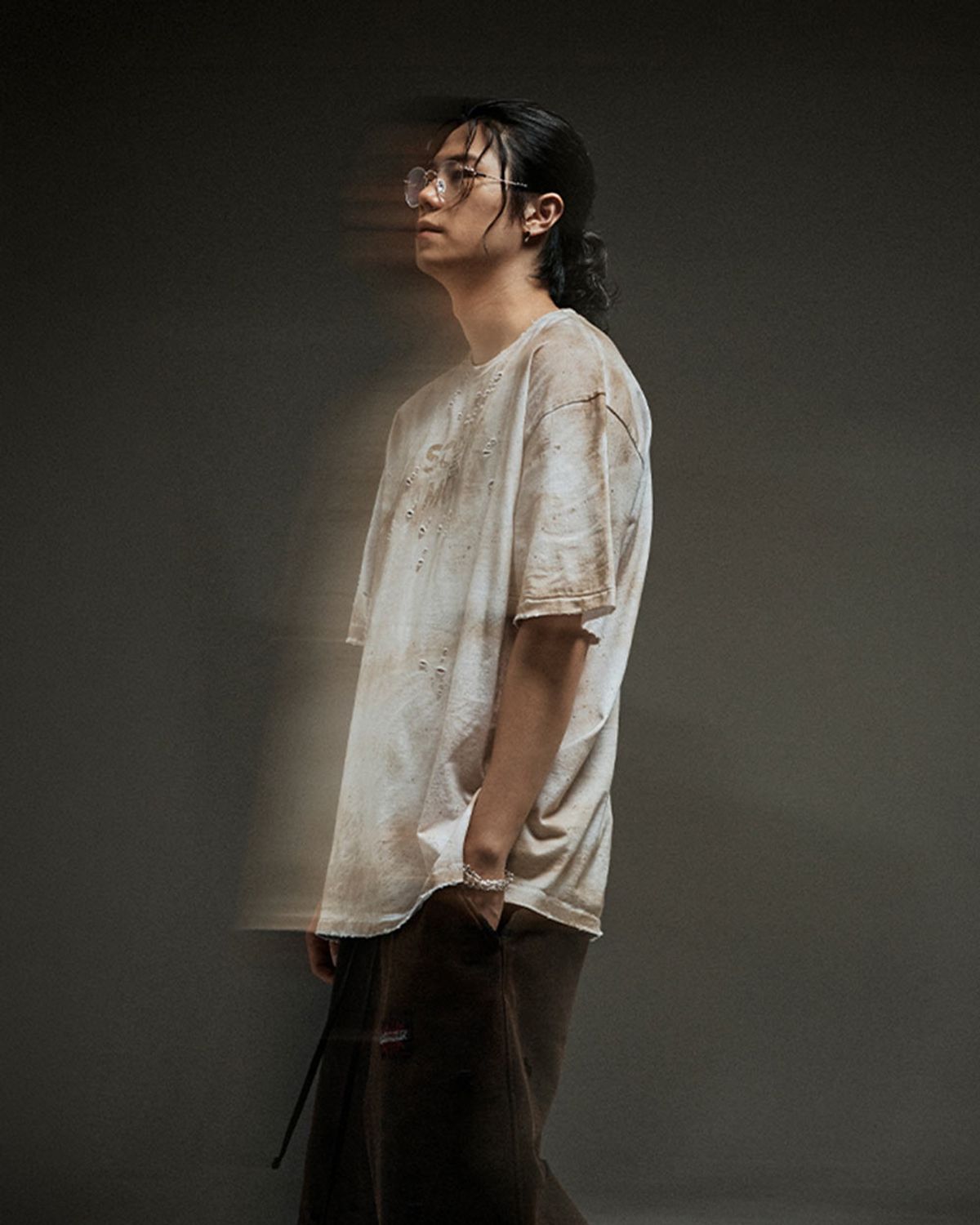 뭉(MWOONG) Sorry mom VTG tee WH