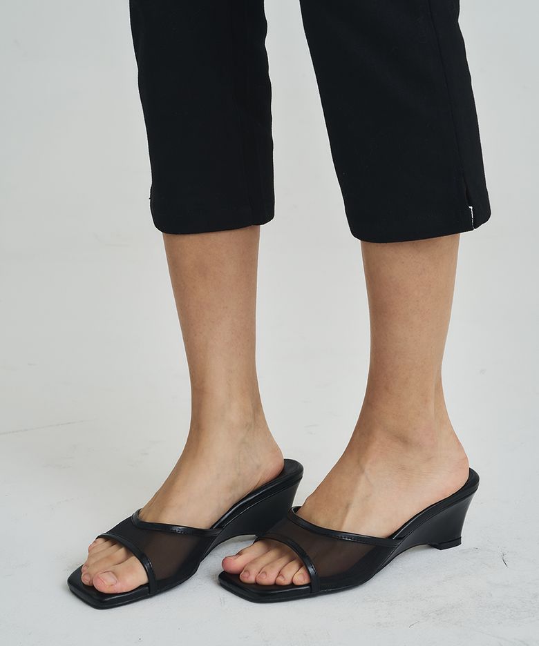Veil 메쉬 썸머 웨지 샌들 (5cm)