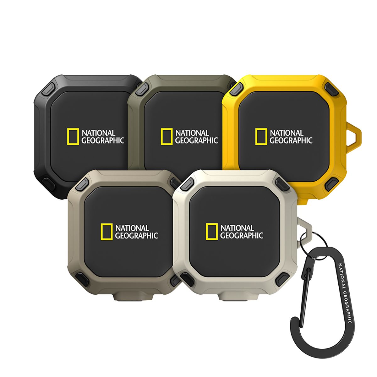 내셔널지오그래픽 모바일(NATIONAL GEOGRAPHIC MOBILE) 갤럭시 버즈4 버즈4프로 러기드 범퍼 락 케이스