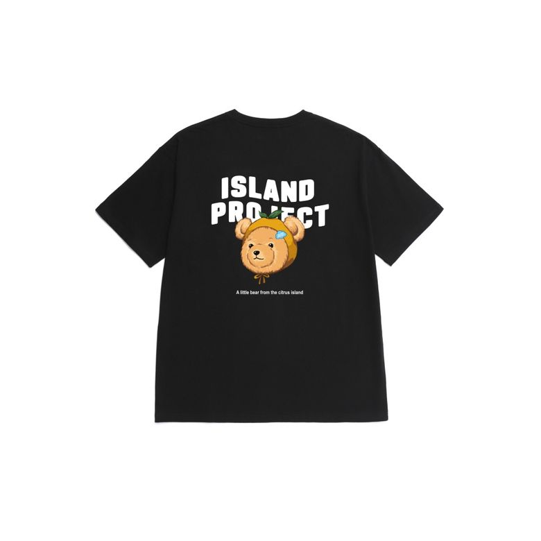 Cloud Pin Bear T-shirt - Black