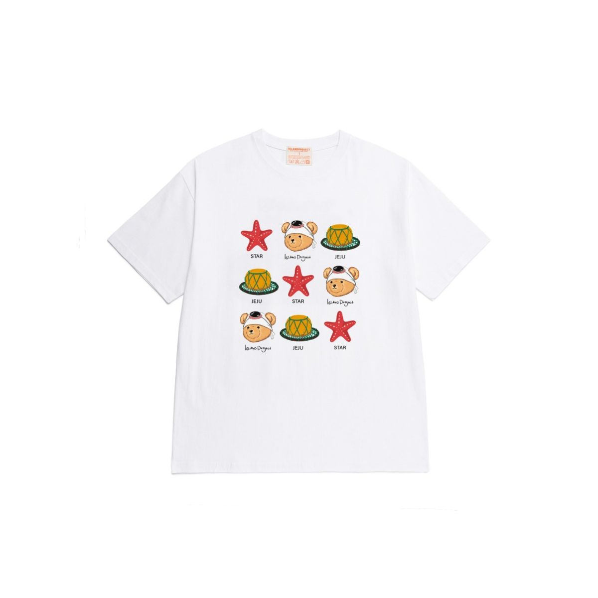 아일랜드 프로젝트(ISLAND PROJECT) Starfish Sea Club T-shirt - White