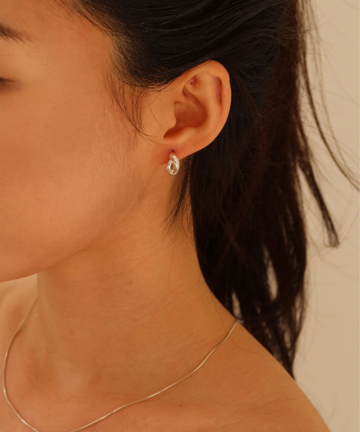페브오어(FEBOR) Knot earring_silver