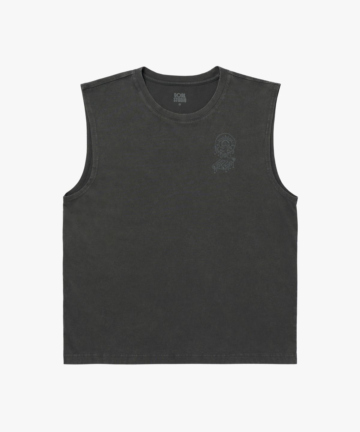 골스튜디오(GOALSTUDIO) MS NOVO SLEEVELESS-CHARCOAL