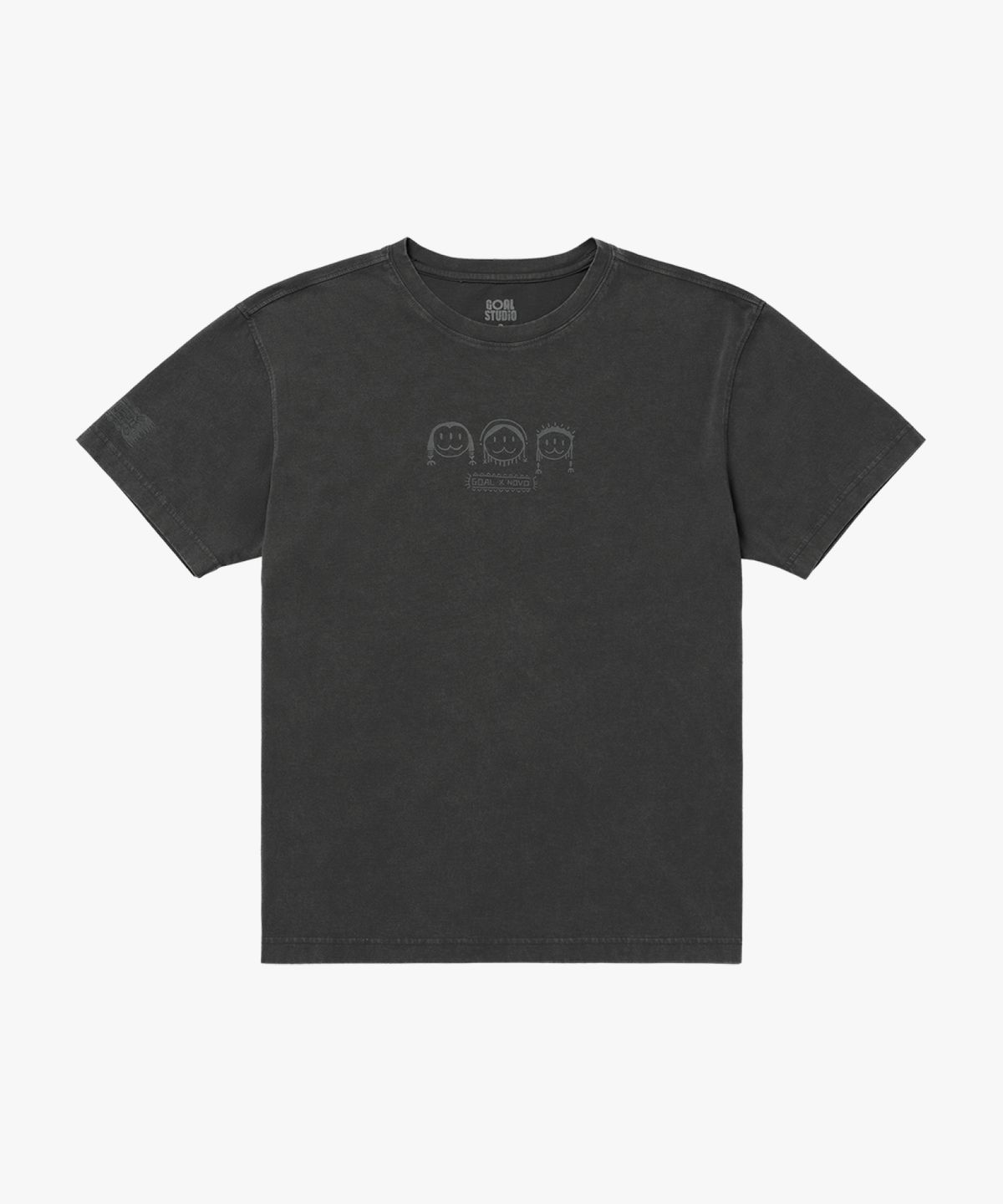 골스튜디오(GOALSTUDIO) MS NOVO TEE-CHARCOAL