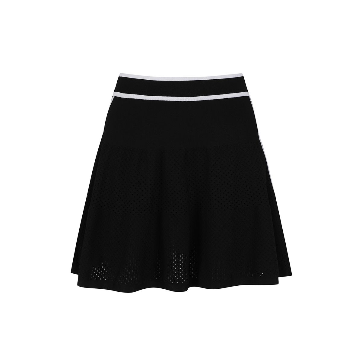 어뉴골프(ANEW GOLF) WOMEN SET UP ATHLEISURE KNIT SKIRT_BK