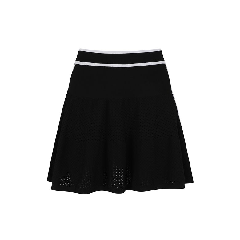 WOMEN SET UP ATHLEISURE KNIT SKIRT_BK