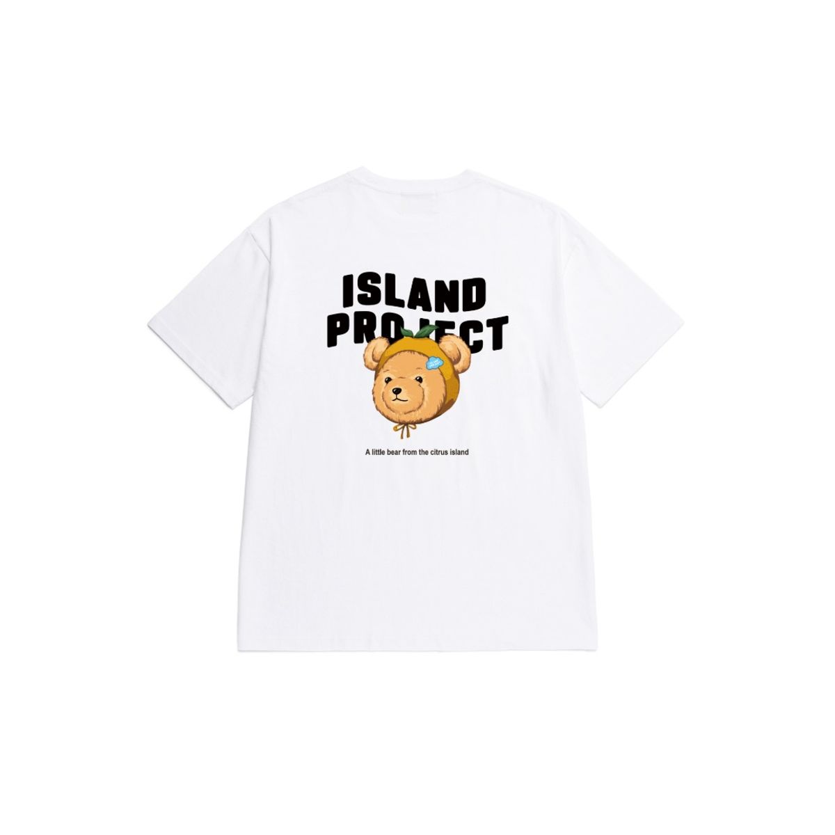 아일랜드 프로젝트(ISLAND PROJECT) Cloud Pin Bear T-shirt - White