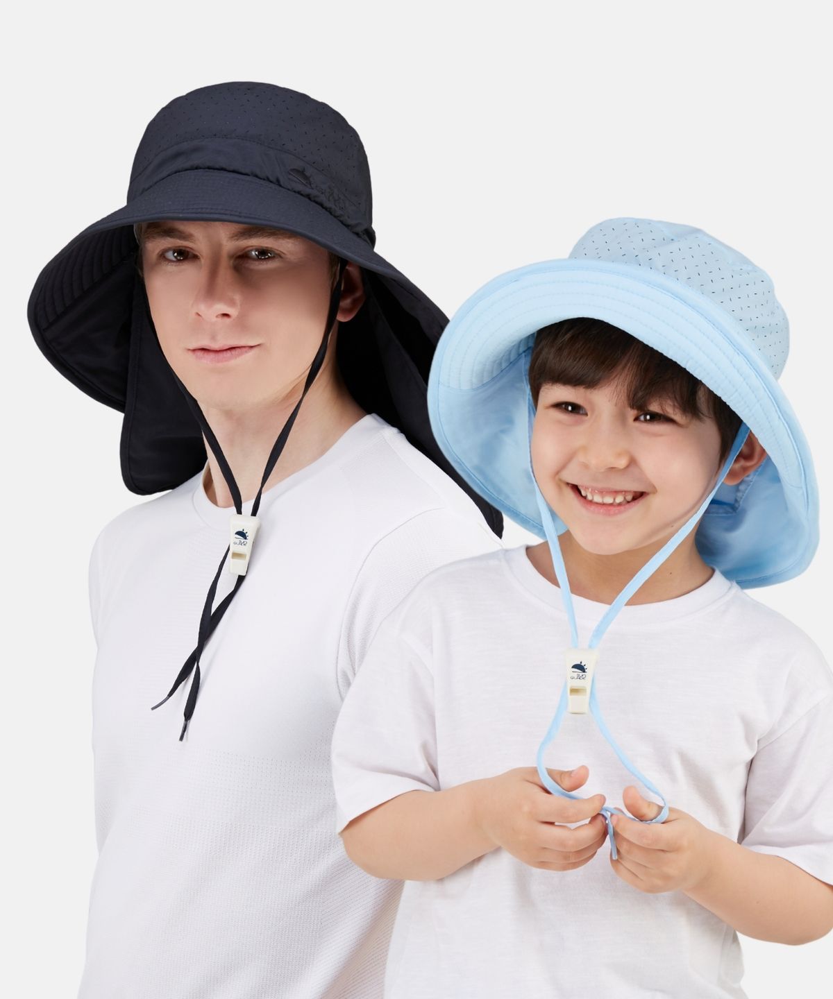 썬글레이드(SUNGLADE) 유아동 성인 자외선차단 플랩인 캠핑햇