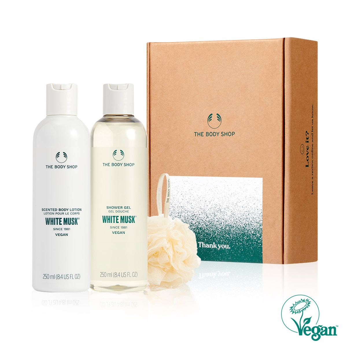 더바디샵(THE BODY SHOP) 화이트 머스크 250ML 2종 선물세트 (888222)