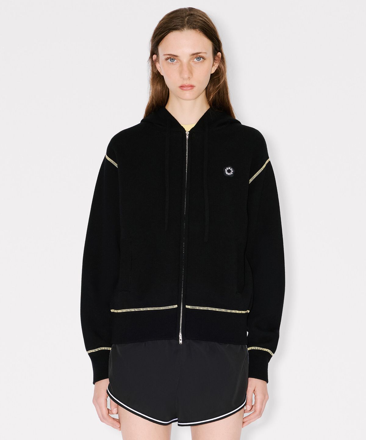 겐조(KENZO) 여성 RWS 보케 플라워 2.0 집 업 후디_K265AWG501BKX