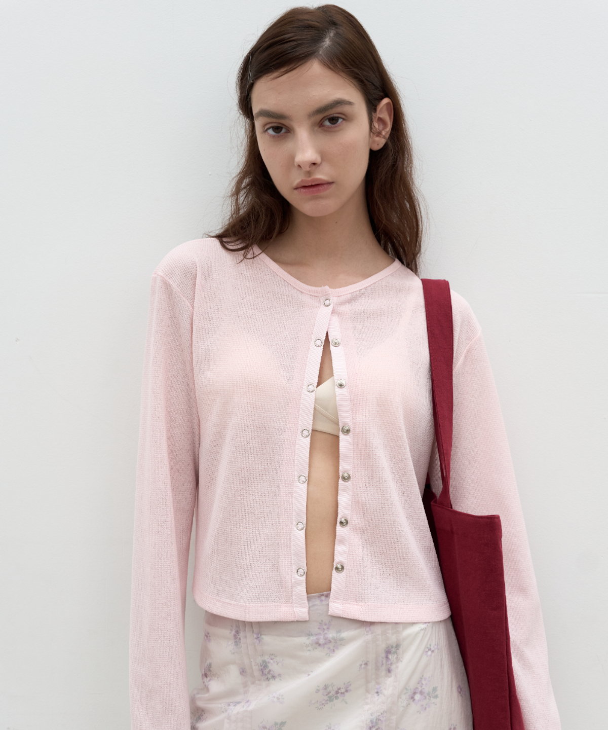 서란(SEORAN) Minimal Waffle Cardigan_3colors