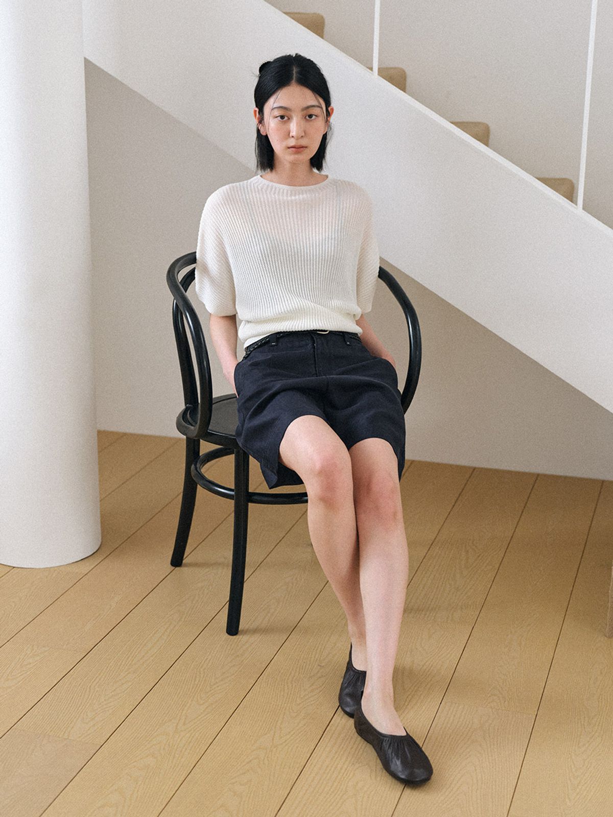 헌치(HUNCH) Oversized High-Neck Knit (2color)