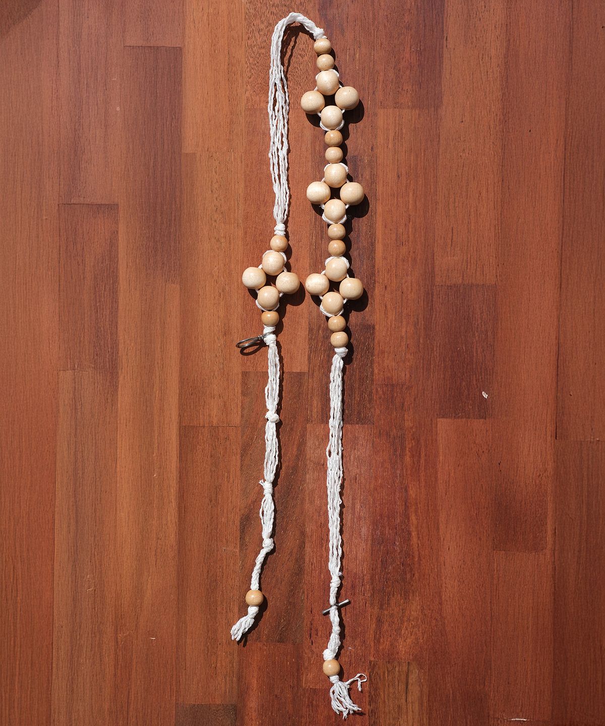러브 크레이지 와일드 맨(LOVECRAZYWILDMAN) KNOT WOOD BELT White