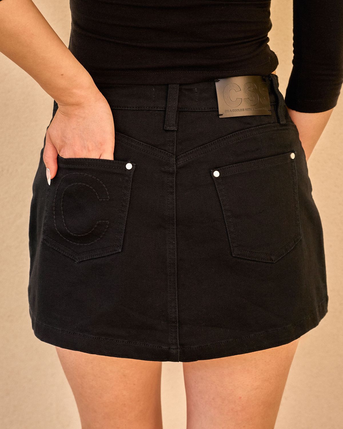 쿨시스(COOLSIS) CS COTTON PANTS&SKIRTS-070 (BLACK)