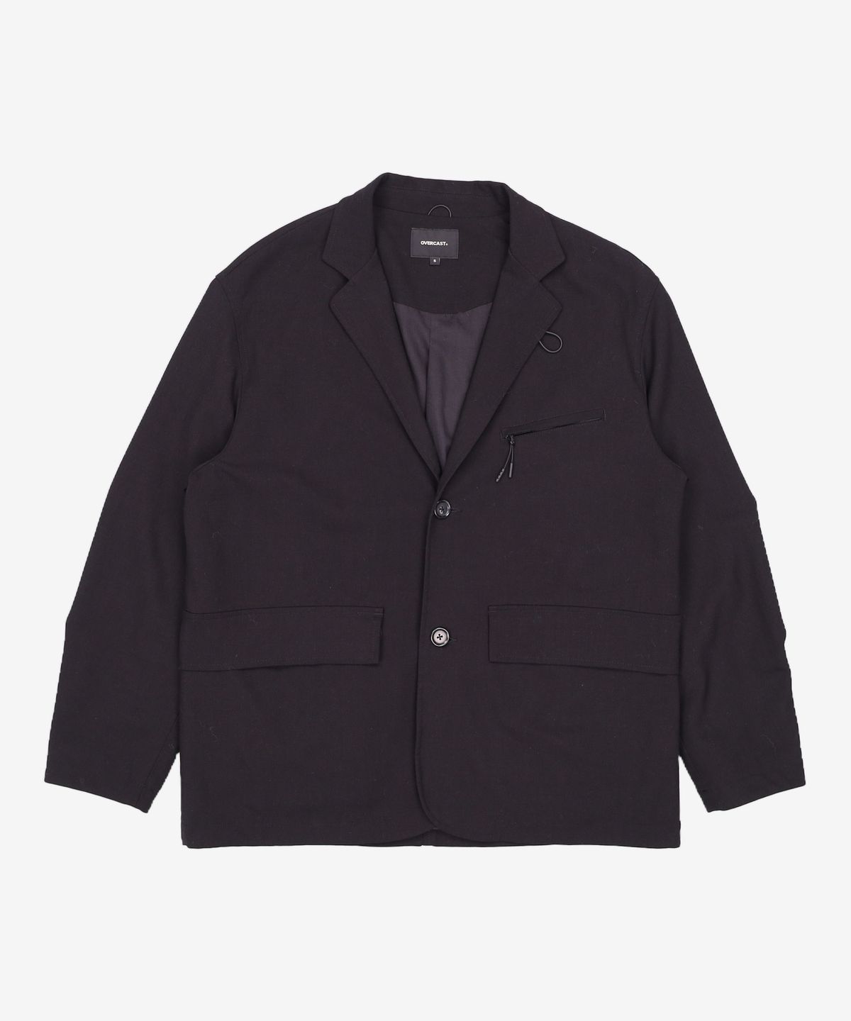오버캐스트(OVERCAST) OFFICE TREKKING JACKET _ WOOL (BLACK) S