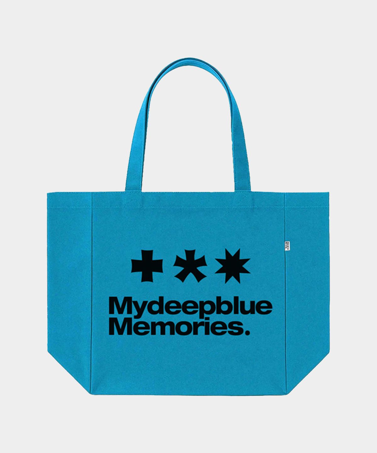 마이딥블루메모리즈(MY DEEP BLUE MEMORIES) MM LOGO ECO BAG_Cyan