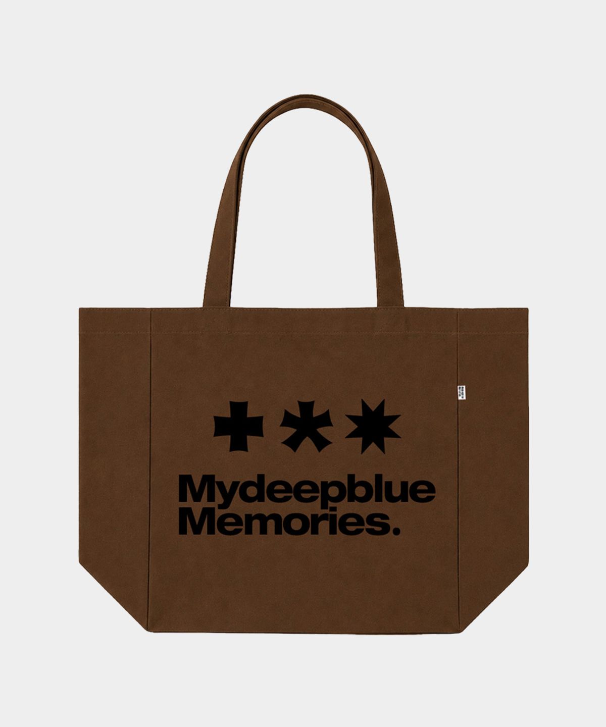 마이딥블루메모리즈(MY DEEP BLUE MEMORIES) MM LOGO ECO BAG_Brown