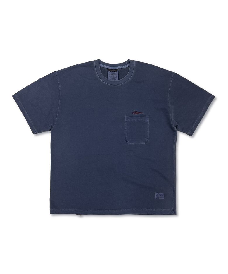 SCRT PIGMENT POCKET T-SHIRTS NAVY