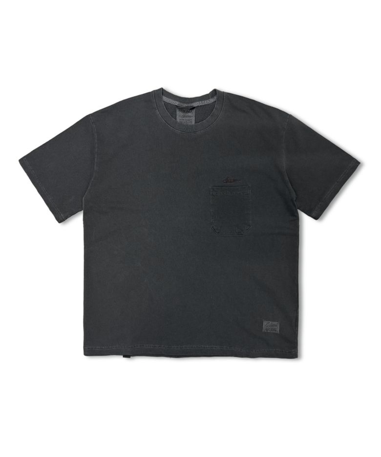 SCRT PIGMENT POCKET T-SHIRTS CHARCOAL